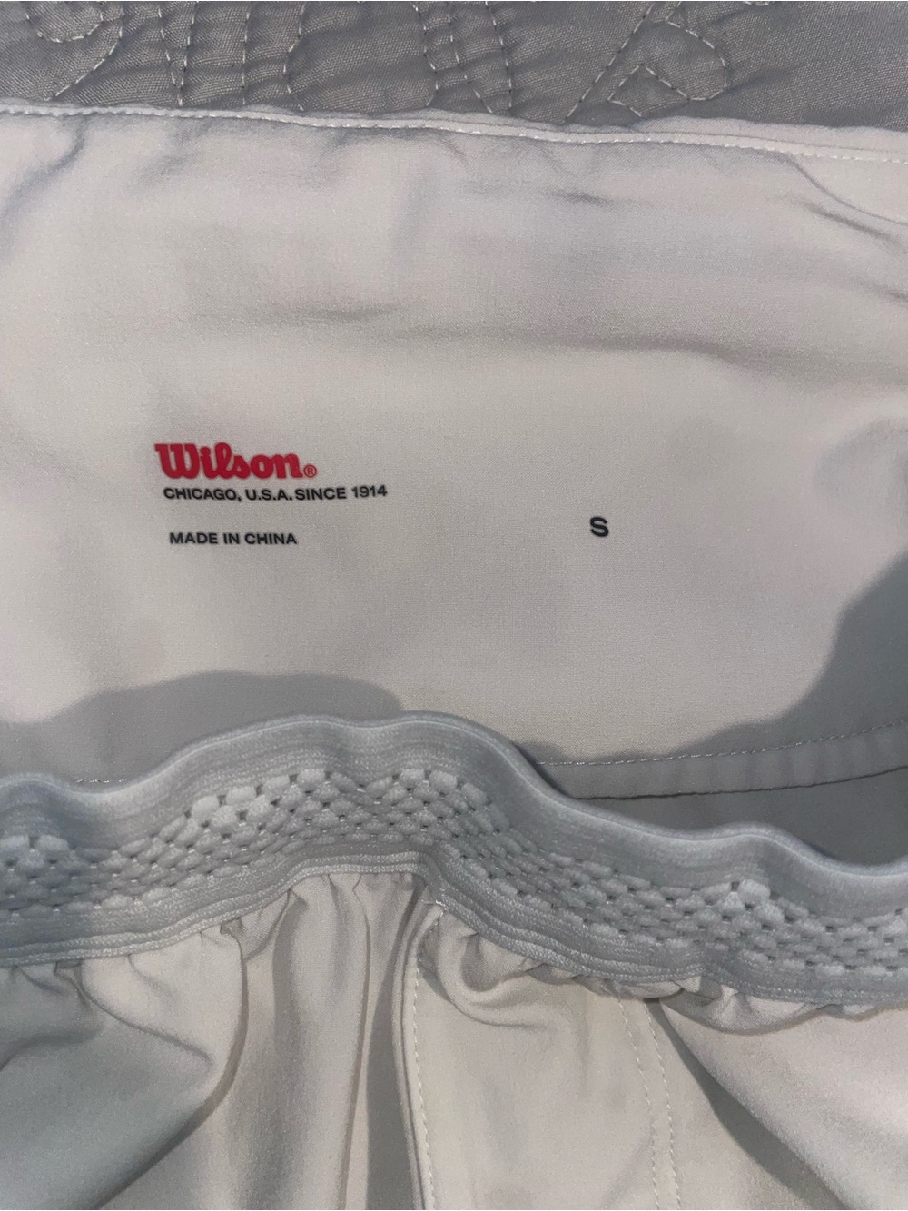 Wilson Women’s White Athletic Tennis Shorts - Picture 6 of 6